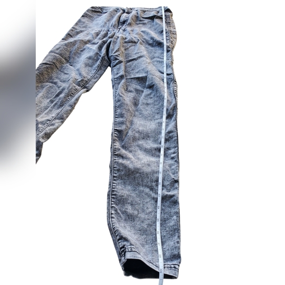 Women's  American  Apparel Grey Acid Wash Jeans - Medium - Picture 7 of 11